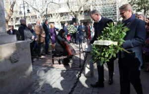 Puig y Feijóo, juntos en el homenaje al profesor Broseta con motivo del XXXI aniversario de su asesinato a manos de ETA